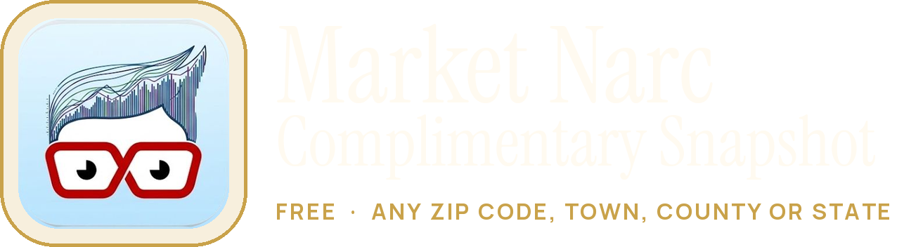 Market Narc Complimentary Snapshot — free, any ZIP code, town, county or state